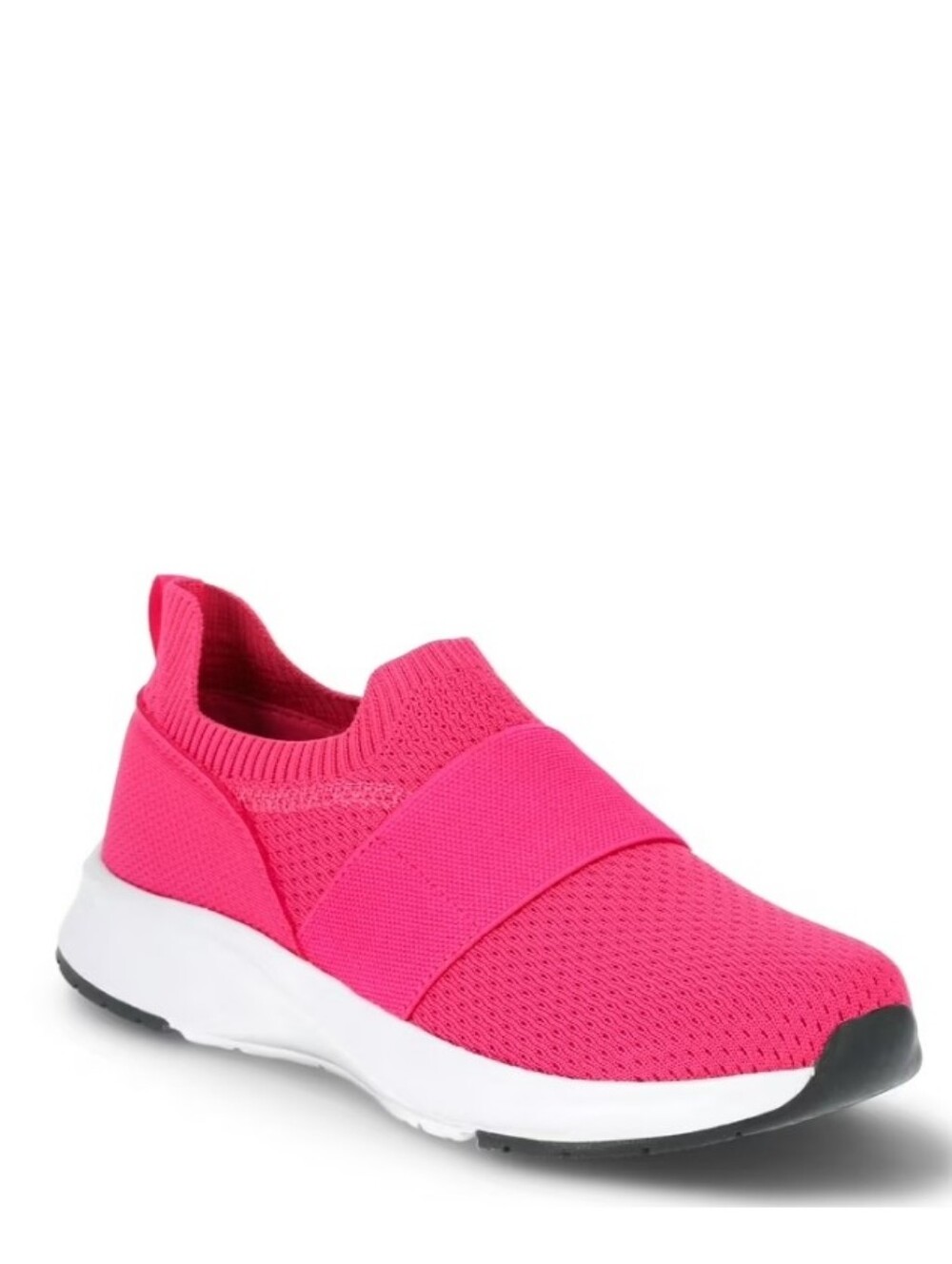 Athletic Works Women's Pink Banded Jogger Slip On Sneakers Size 7